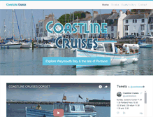 Tablet Screenshot of coastlinecruises.com